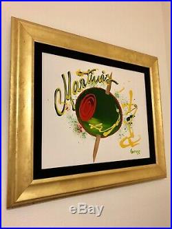 Michael Godard Martinis Original Acrylic on Canvas
