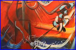 Michel Blazquez. ORIGINAL Cuban Art. Big Size. 40x30 Acrylic on canvas