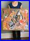 Mid-Century-Modern-Original-Vtg-abstract-Oil-Signed-Painting-on-canvas-01-fmq