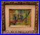 Mid-Century-Wall-Street-Stock-Market-Chart-Abstract-Oil-Painting-Signed-Framed-01-gzoi