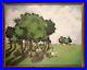 Mid-century-Modern-Painting-Trees-Landscape-Signed-1971-Lee-Reynolds-Era-01-zu