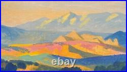 Modern Fauve Southwest Contemporary Landscape Art Oil Painting Desert landscape