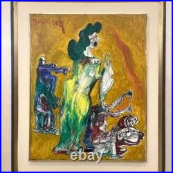 Modern Figurative Oil Painting on Canvas Expressive Contemporary Art