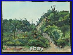 Montauk Dunes by Catherine Caulfield Russell Oil on canvas Signed Unframed