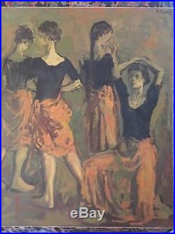 Moses Soyer original oil on canvas -certified appraisal