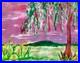Mossy-Tree-Modern-Original-Signed-Paper-Acrylic-Home-Decor-BACH-11x14-BACH-01-pw