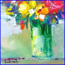 Natalya Listopad Hand Signed Art Original Painting on Canvas