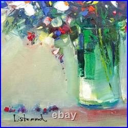 Natalya Listopad Hand Signed Art Original Painting on Canvas