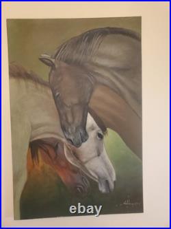 New Serene and Unique Horse Original Oil Painting Antares single piece
