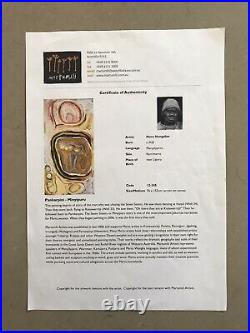 Nora Nungabar, Australian Aboriginal Art, Certificate Of Authenticity