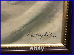 Nude Oil On Canvas by Mr. Tichy Kalman 1888/1968 45.5x32 inches Local Pickup