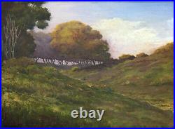OIL PAINTING Landscape 1912 CALIFORNIA IMPRESSIONIST American FRANK SCHAEFER