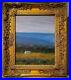 ORIGINAL-Acrylic-Blue-Ridge-Mountains-Landscape-impressionism-Painting-art-Signd-01-uthp