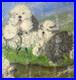 ORIGINAL-MATTED-FRAMED-OLD-ENGLISH-SHEEPDOG-PAINTING-ON-CANVAS-Barbara-Wood-01-jvw