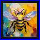 ORIGINAL-Oil-PAINTING-on-Canvas-Bee-Textured-Artwork-8x8-in-Custom-Order-01-mbn