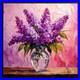 ORIGINAL-Oil-PAINTING-on-Canvas-Lilac-Textured-Art-12x12-in-Custom-Order-01-xm