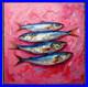 ORIGINAL-Oil-PAINTING-on-Canvas-Sardine-12x12-in-Textured-Artwork-Ustom-Order-01-gg