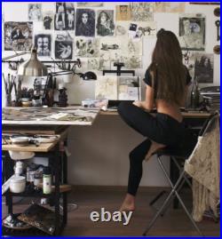 ORIGINAL Oil PAINTING on Canvas Sardine 12x12 in Textured Artwork? Ustom Order