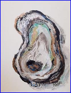 OYSTER By BJ WEEKS Original on Gallery Wrap Canvas