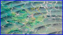 Ocean Shallows original abstract acrylic painting on stretched canvas by Galina