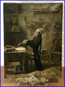 Oil On Canvas Fritz Meerts Meets Jacob Maris 1860 C19th Antique Painting