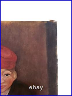 Oil On Canvas Painting The Boy With Cherries After Edouard Manet By Patricia