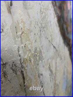 Oil On Canvas Painting of A Sandhill Crane Excellent Condition Unframed 24x36