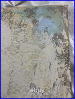 Oil On Canvas Painting of A Sandhill Crane Excellent Condition Unframed 24x36