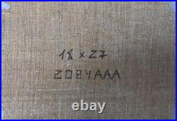Oil Painting City View Unknown Artist Unframed Original Home Decor Art nAAA2084