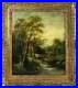 Oil-Painting-Figural-Landscape-River-Scene-19th-C-1800s-Gorgeous-Antique-01-bj