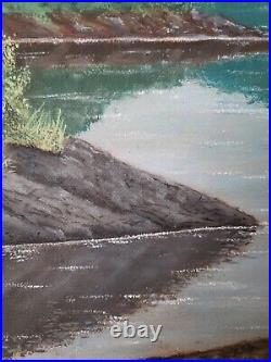 Oil Painting On Canvas 12x16 lake forest native artist original art Newfoundland