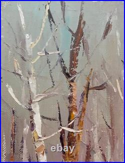 Oil Painting Walk Forest Kalenyuk A Original Framed Wall Hanging Decor nKalen375