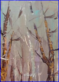 Oil Painting Walk Forest Kalenyuk A Original Framed Wall Hanging Decor nKalen375