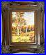 Oil-on-Canvas-Fall-Colors-Landscape-Painting-Massive-Ornate-Wood-Frame-01-ems