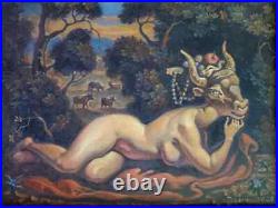 Oil painting Allegory of Philosophy Wall art on canvas Decor