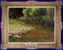 Oil painting Original Impressionism landscape art on canvas 20x24