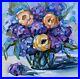Oil-painting-on-canvas-ORIGINAL-art-Lilac-buttercup-Flower-floral-artwork-14x14-01-tij