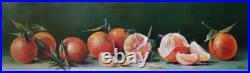 Oil painting on canvas Tangerines / Art collection / handmade