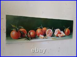 Oil painting on canvas Tangerines / Art collection / handmade
