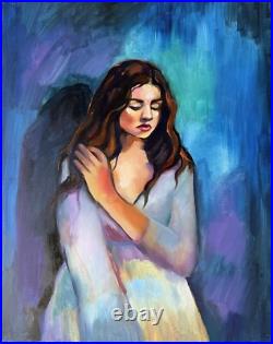 Oil paintings original Blue tones, 20x16, oil on canvas