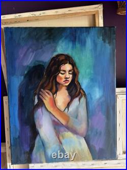 Oil paintings original Blue tones, 20x16, oil on canvas