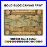 Old-World-Atlas-MAPS-Canvas-Art-Print-Box-Framed-Picture-Wall-Hanging-BBD-01-iqps