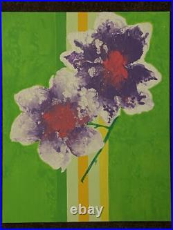 Orchids Original Acrylic Painting Art 30cm x 40cm