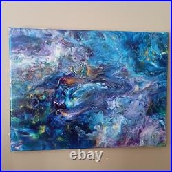 Original 12x18 inch, Impressionist, Abstract, Acrylic on Canvas Luminescence