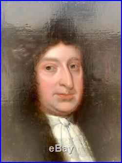 Original 17th/18th c. Portrait of Gentleman in Knights Armor, Oil on Canvas
