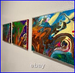 Original Abstract Acrylic Painting On Canvas