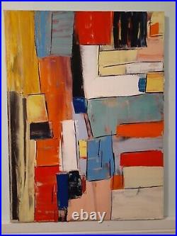 Original Abstract Acrylic Painting On Canvas