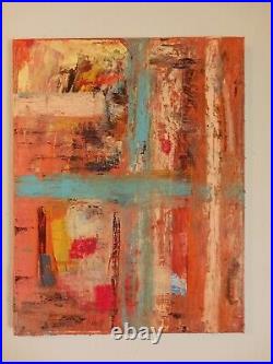 Original Abstract Acrylic Painting On Canvas