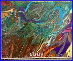 Original Abstract Acrylic Painting On Canvas