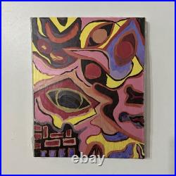 Original Abstract Acrylic Painting on Canvas, Contemporary Small Unframed Art